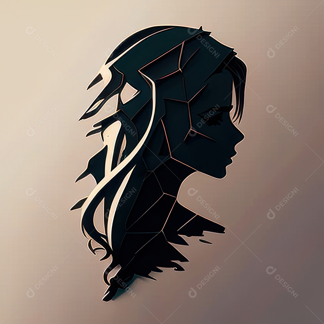 ilustração 3D de mulher Dia Das Mulheres.