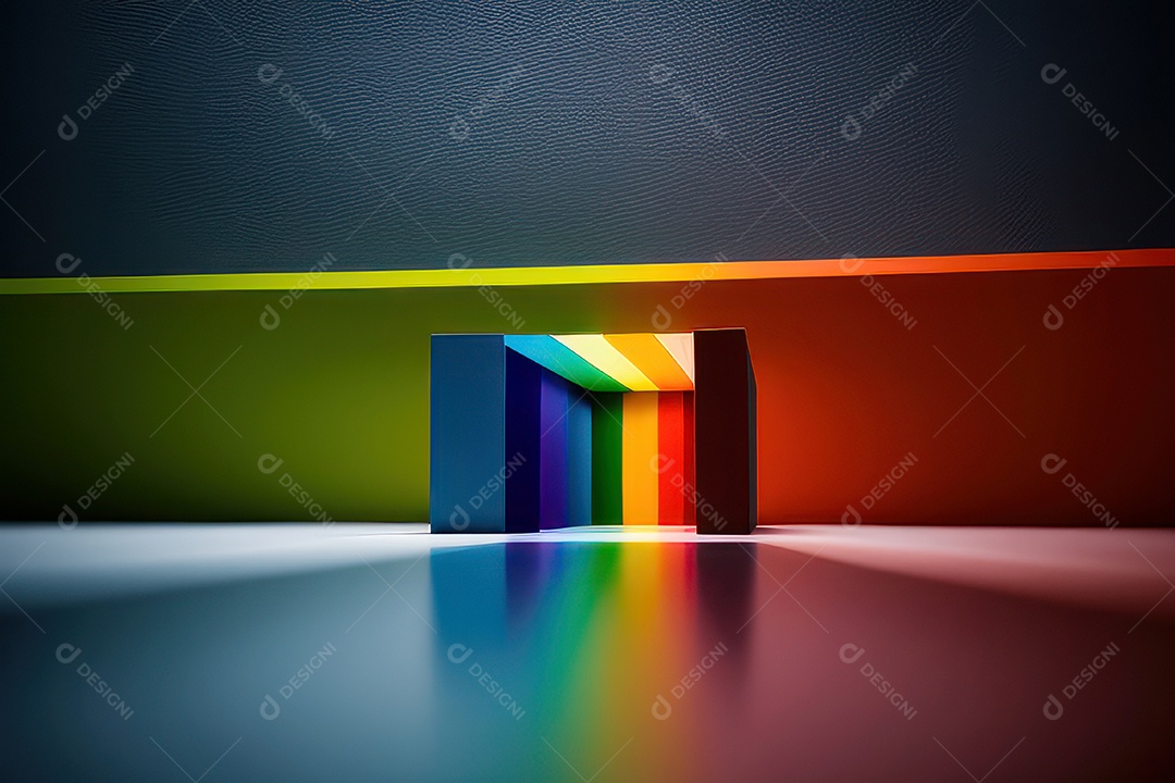 Símbolo LGBT sobre fundo isolado.