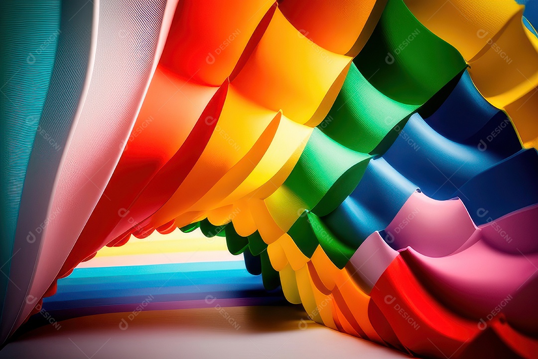 Cores da bandeira LGBTQI+.