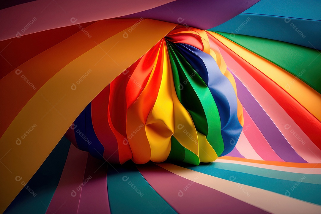 Cores da bandeira LGBTQI+.