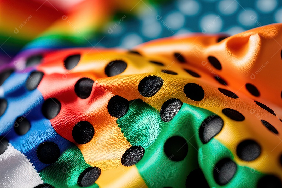 Cores da bandeira LGBTQI+.