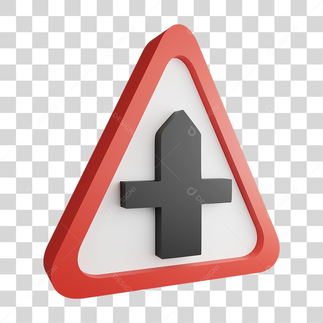 Placa de Aviso PNG Transparente