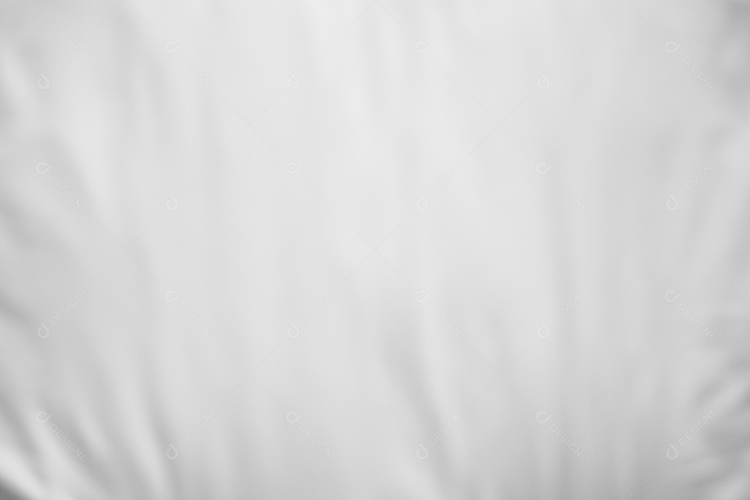 Textura gradiente de linho branco estilo de curva turva de tecido de luxo abstrato, roupa de cama enrugada e sombras cinza escuras, plano de fundo