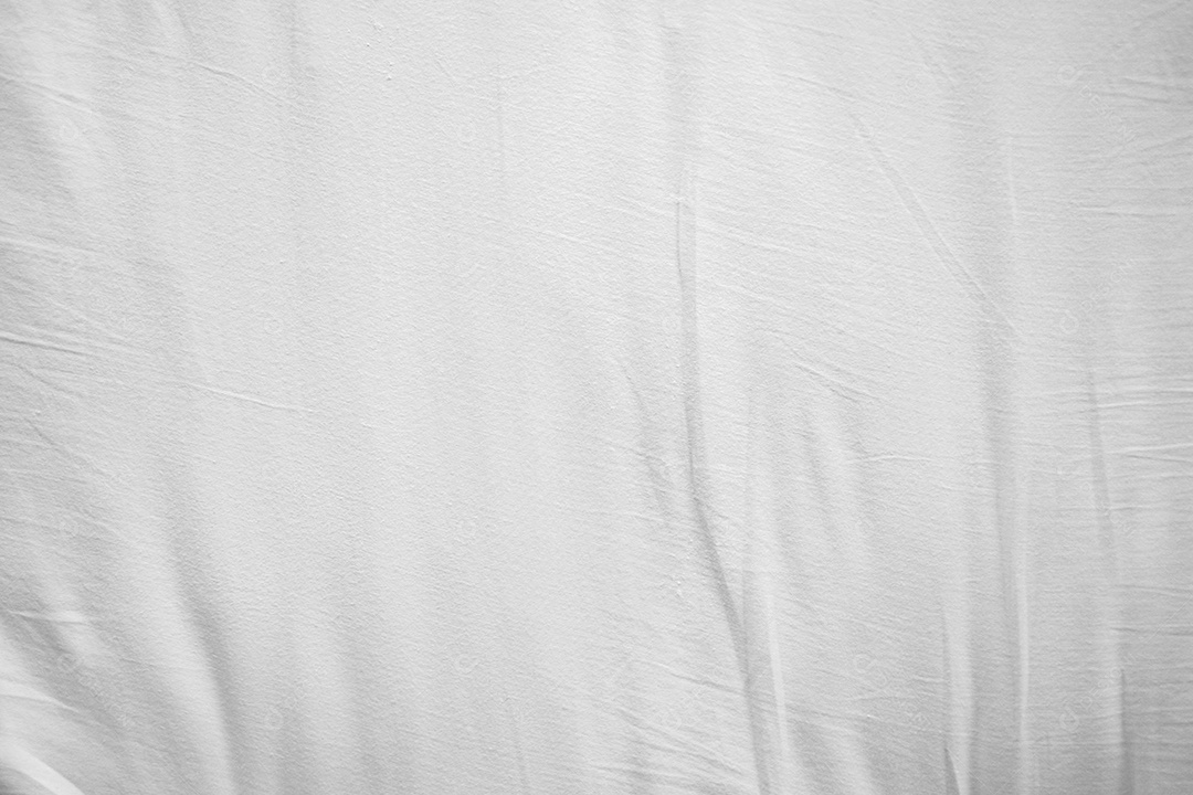 Textura gradiente de linho branco estilo de curva turva de tecido de luxo abstrato, roupa de cama enrugada e sombras cinza escuras, plano de fundo