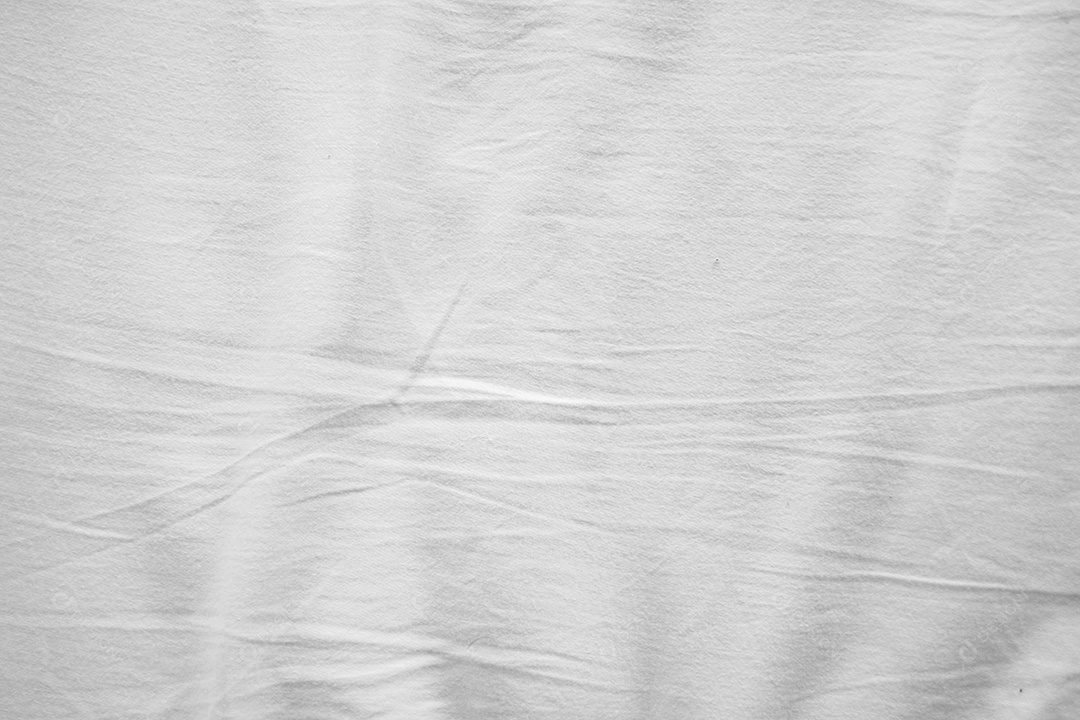 Textura gradiente de linho branco estilo de curva turva de tecido de luxo abstrato, roupa de cama enrugada e sombras cinza escuras, plano de fundo