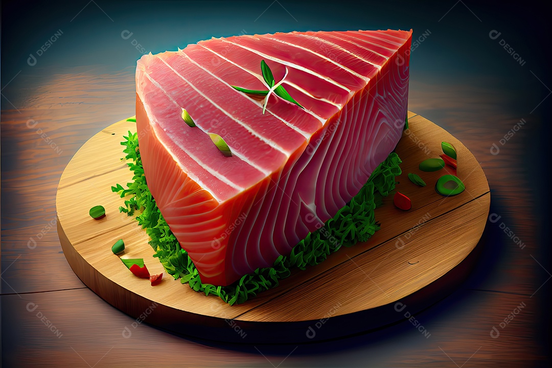 Filé de atum dia mundial do atum 2 maio