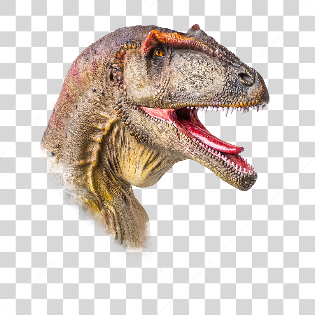 Objeto 3D Dinossauro Pré-histórico Para Composição PNG Transparente