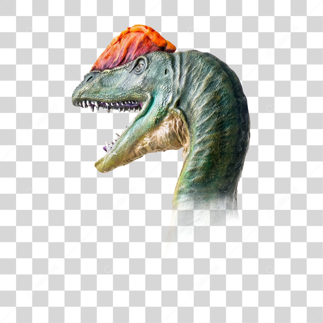 Objeto 3D Dinossauro Pré-histórico Para Composição PNG Transparente