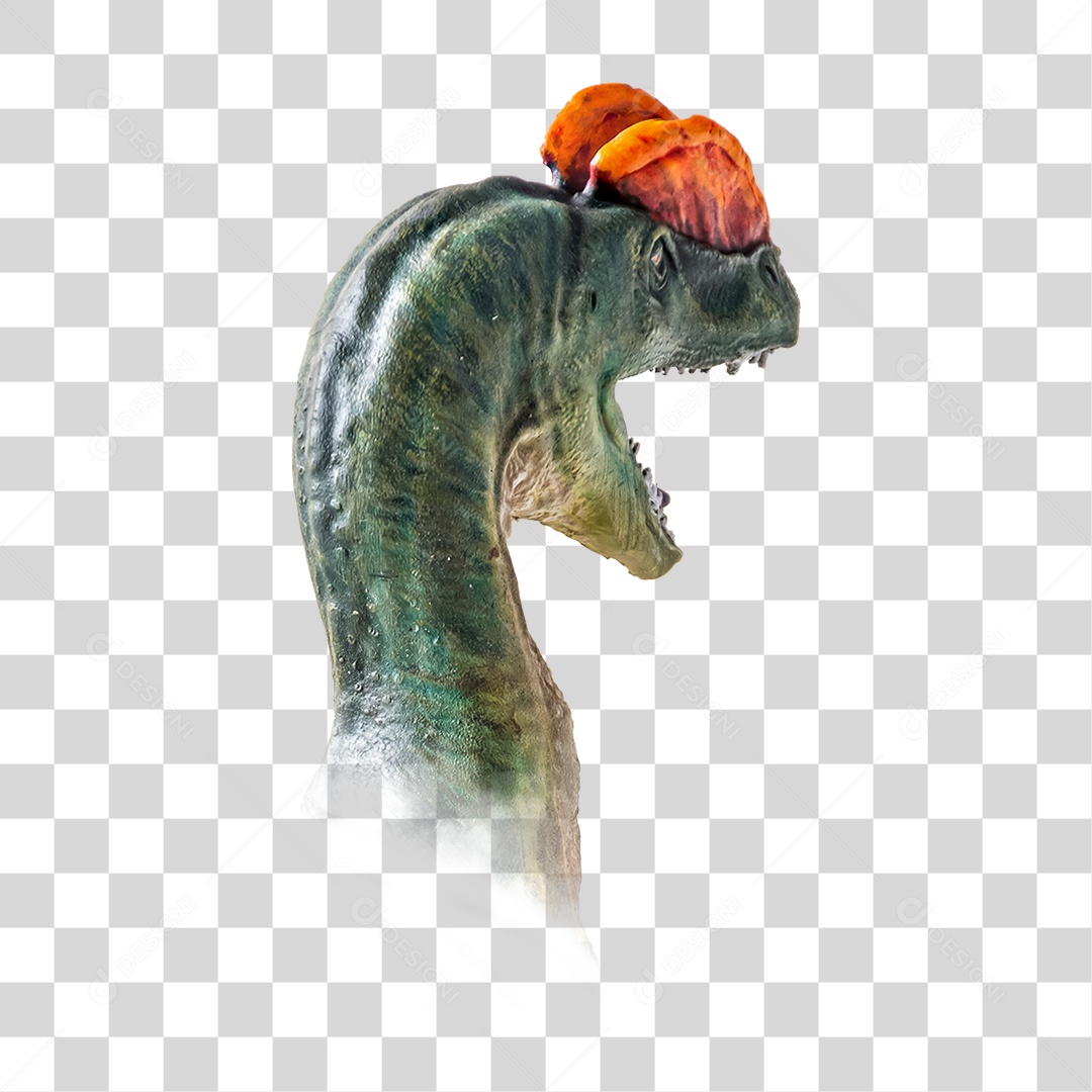 Objeto 3D Dinossauro Pré-histórico Para Composição PNG Transparente