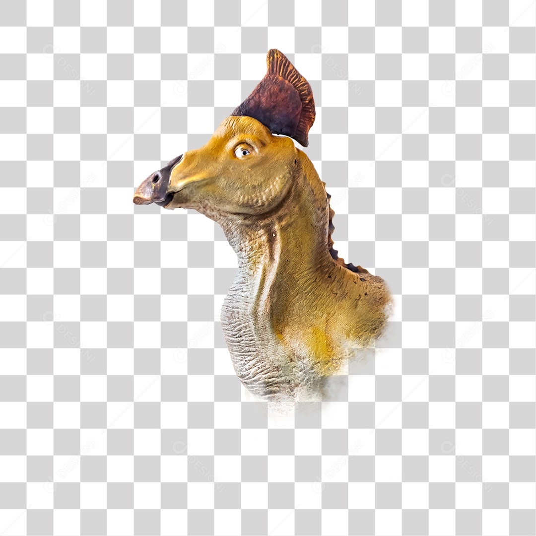 Objeto 3D Dinossauro Pré-histórico Para Composição PNG Transparente