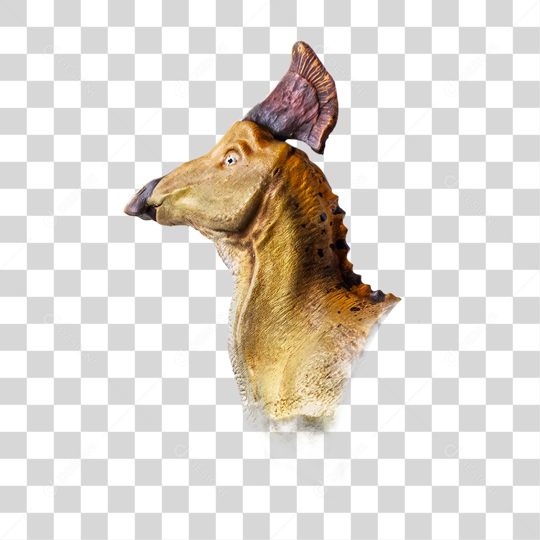 Objeto 3D Dinossauro Pré-histórico Para Composição PNG Transparente