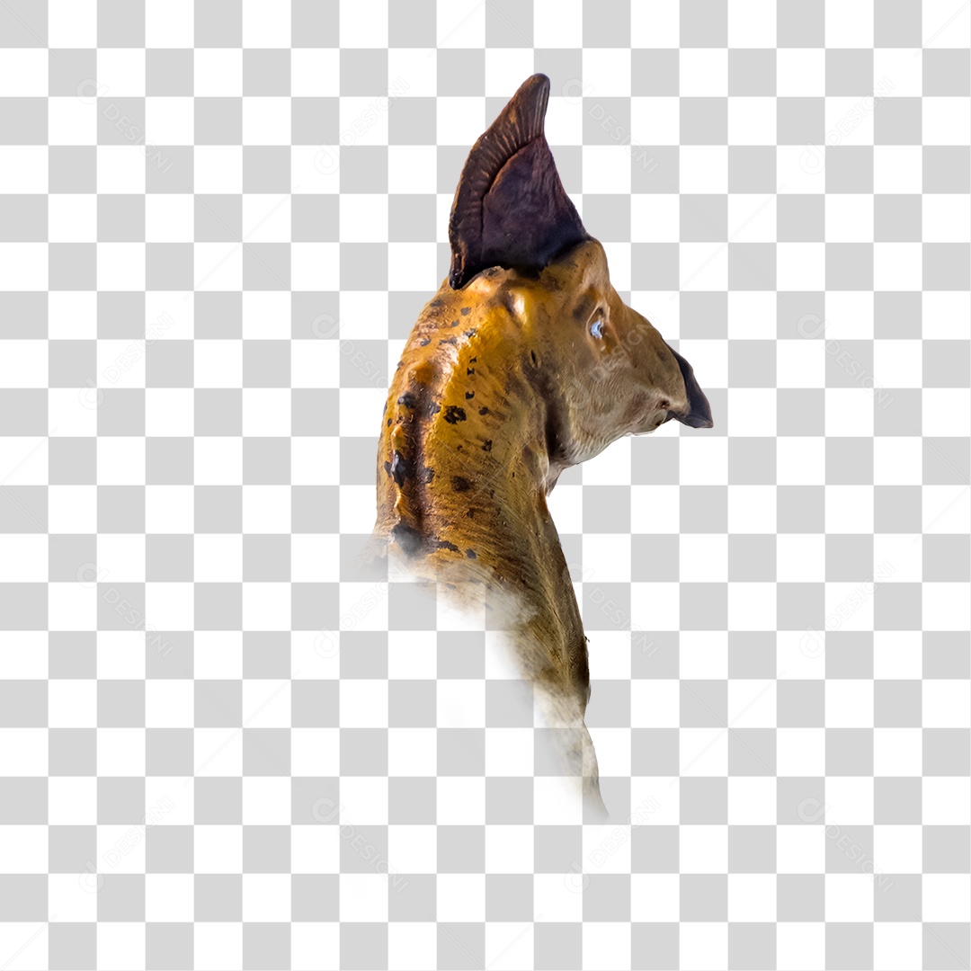 Objeto 3D Dinossauro Pré-histórico Para Composição PNG Transparente