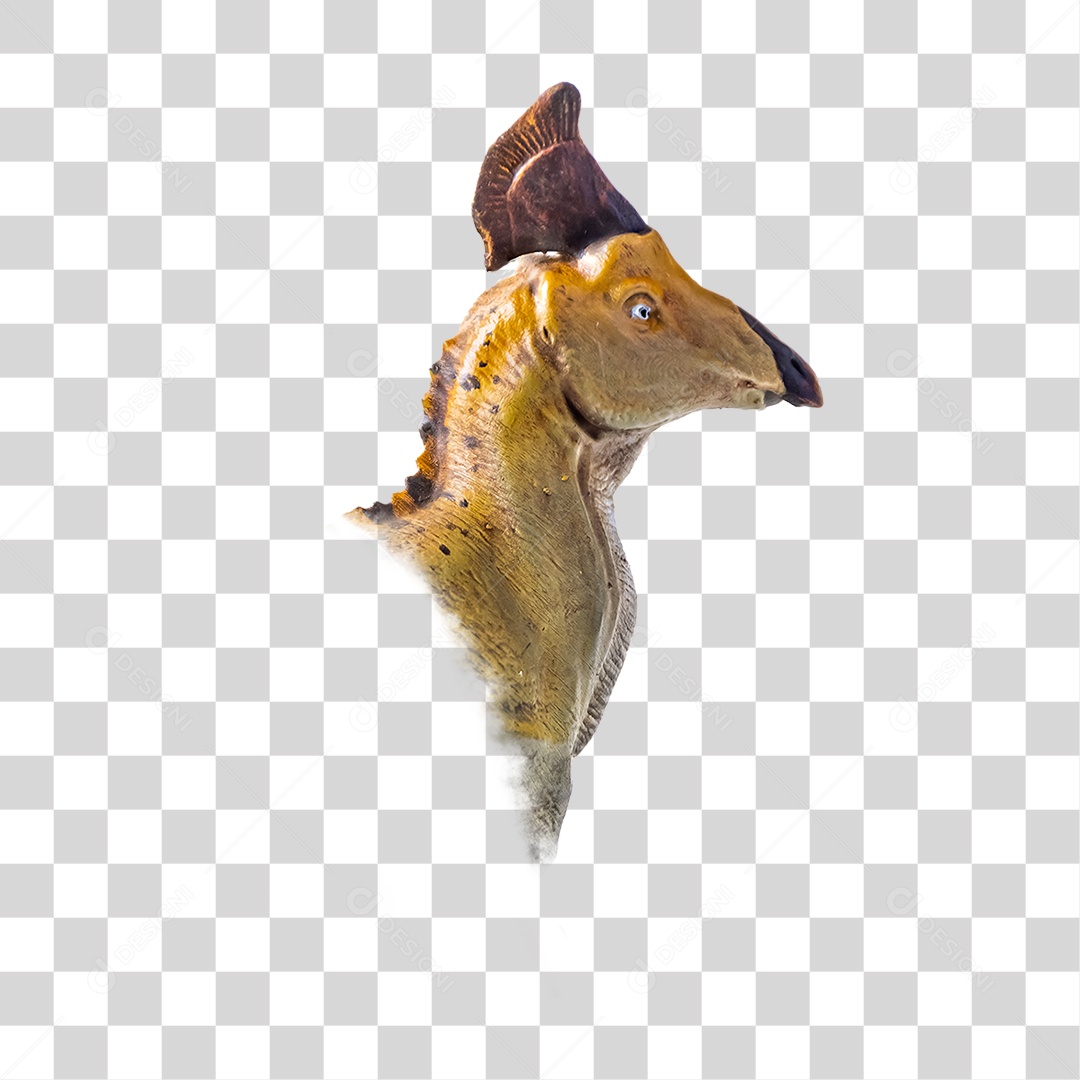 Objeto 3D Dinossauro Pré-histórico Para Composição PNG Transparente