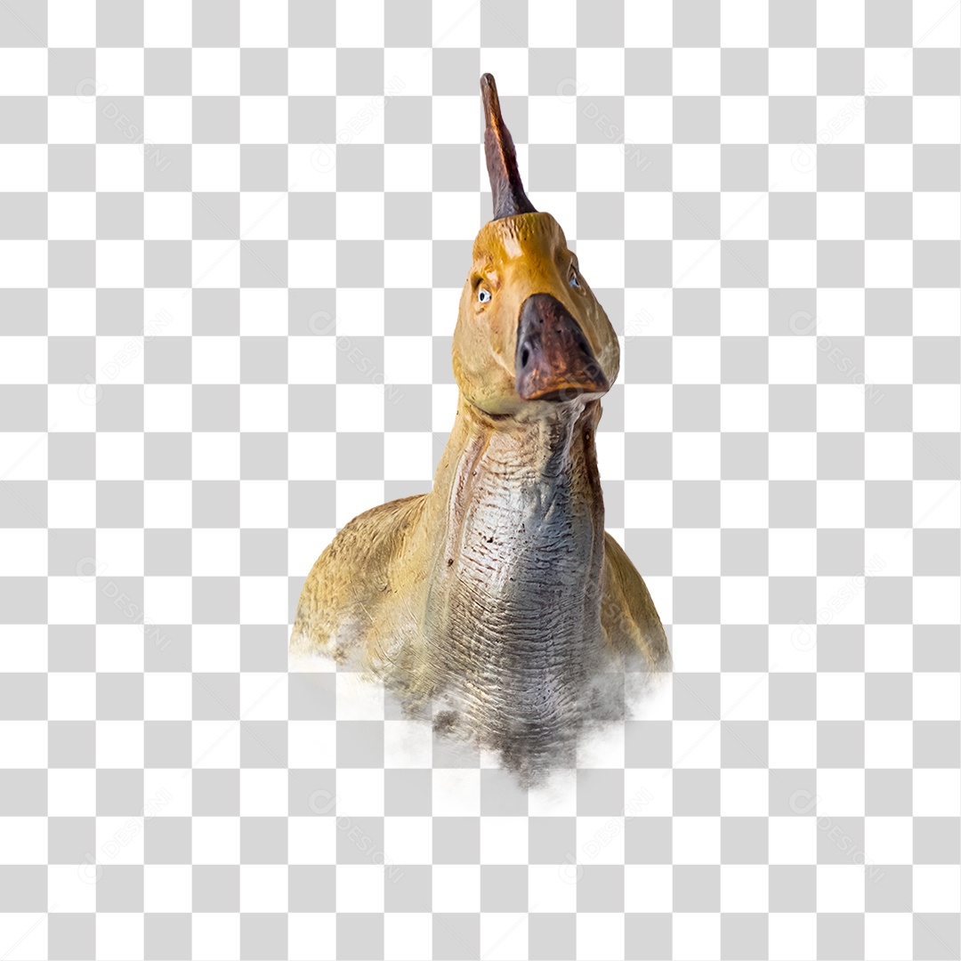 Objeto 3D Dinossauro Pré-histórico Para Composição PNG Transparente