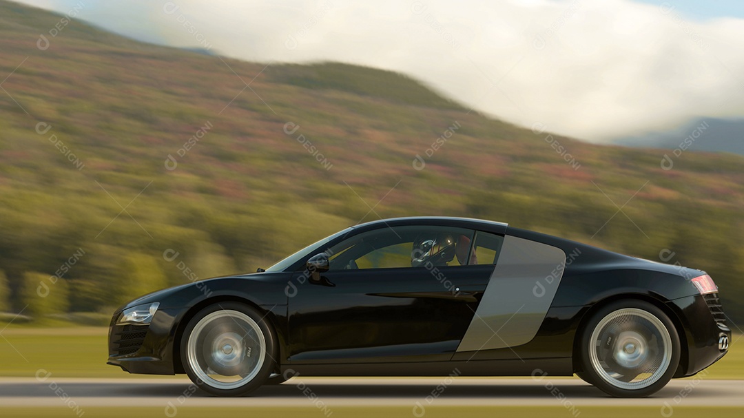 Audi R8 panning