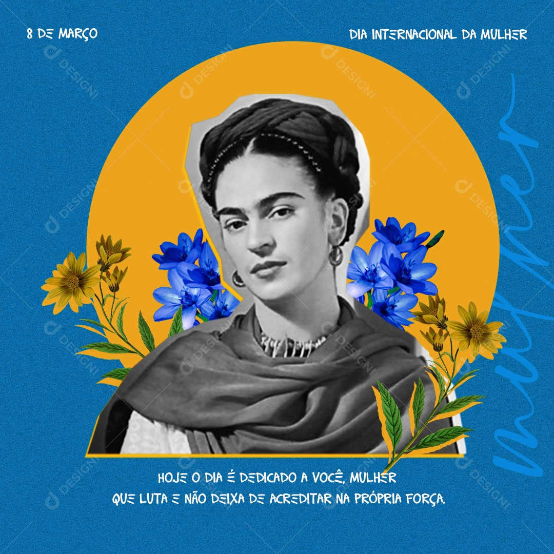 Today is the Day Dedicated to You International Women's Day Editable Social Media PSD