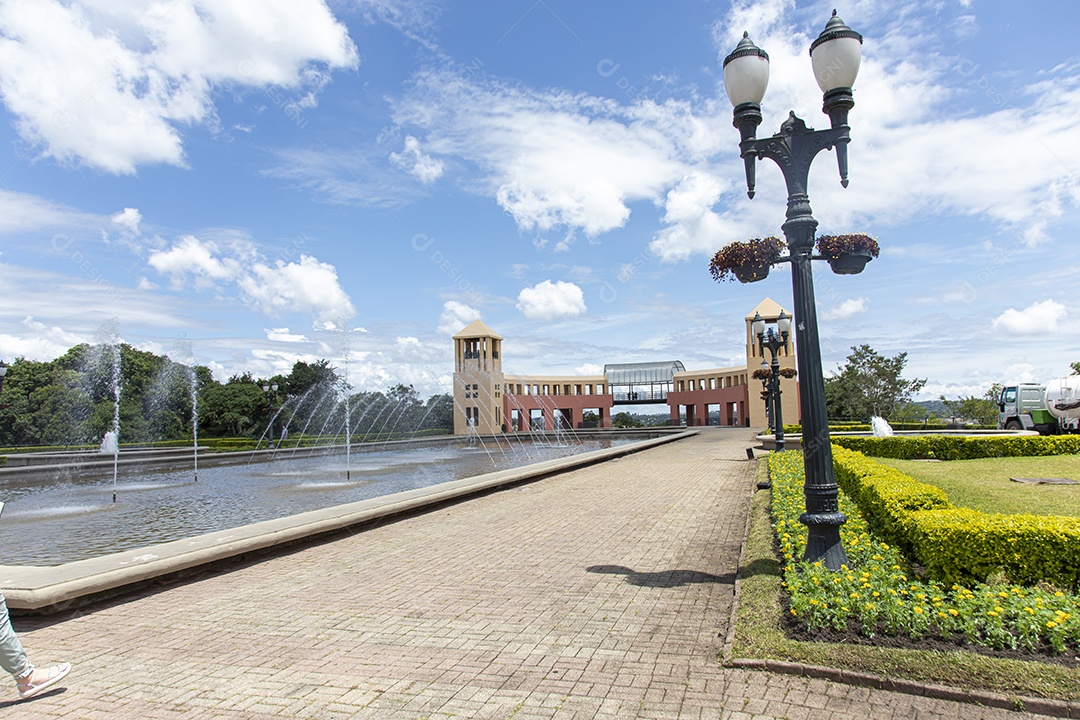 Linda edifício grande lugar turístico