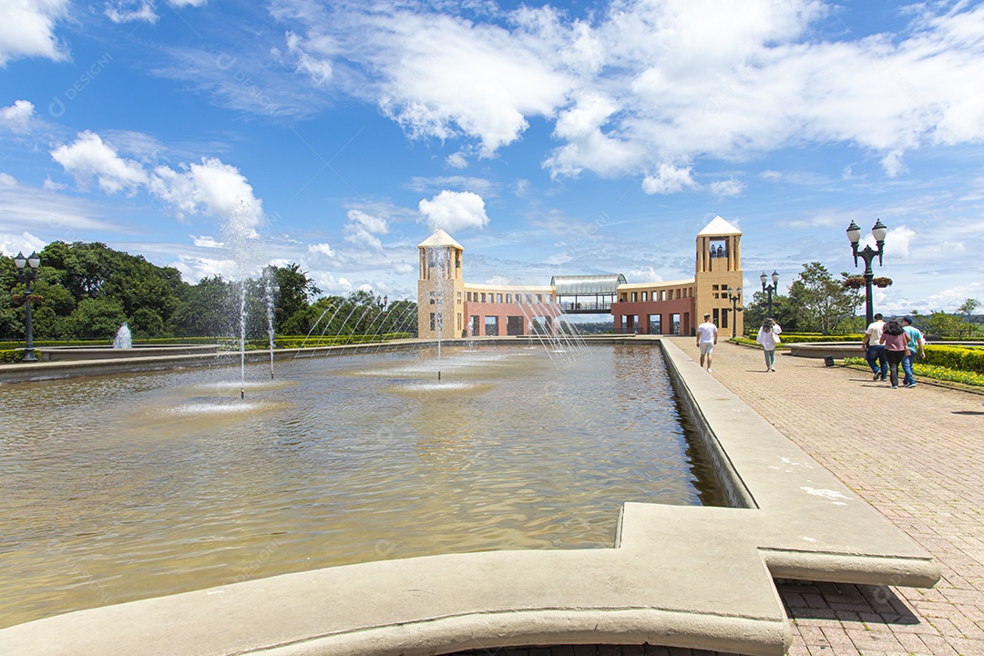 Linda edifício grande lugar turístico