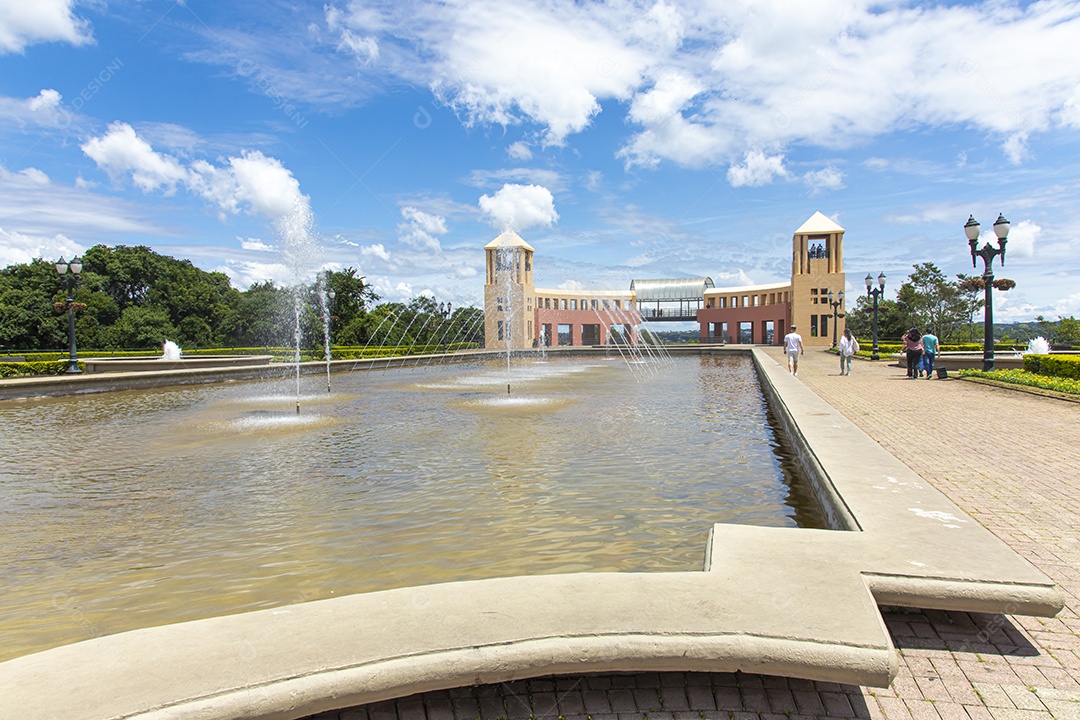 Linda edifício grande lugar turístico