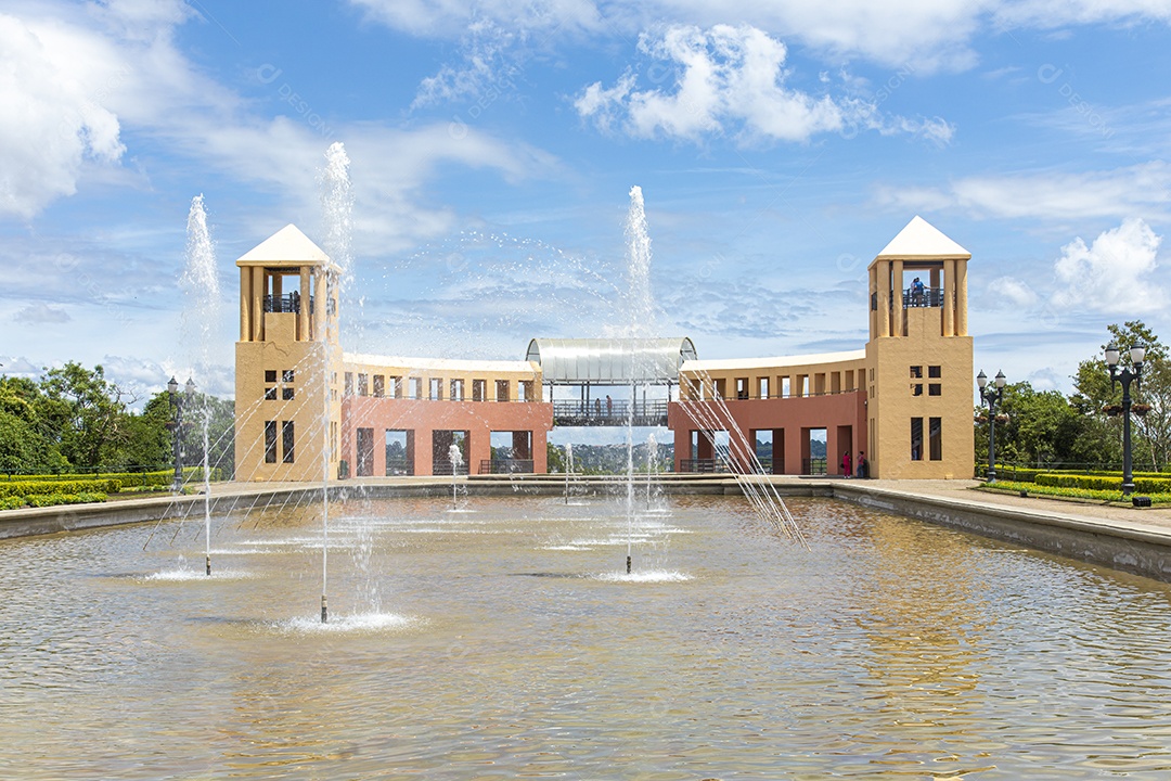 Linda edifício grande lugar turístico