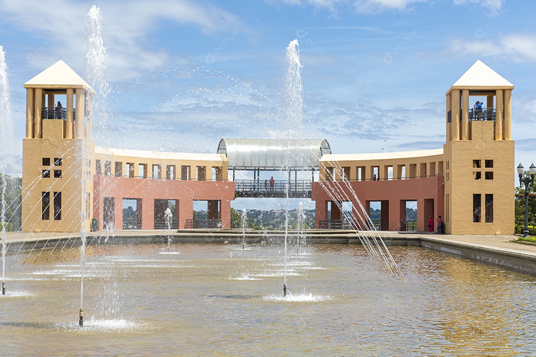 Linda edifício grande lugar turístico