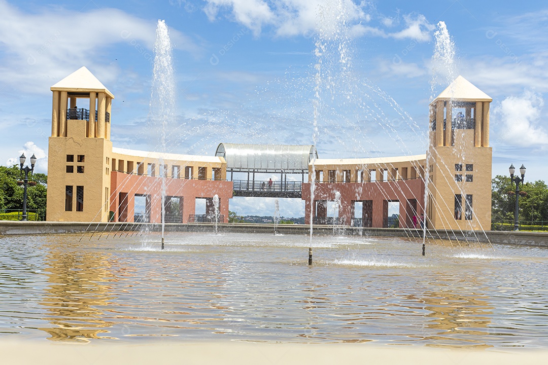 Linda edifício grande lugar turístico