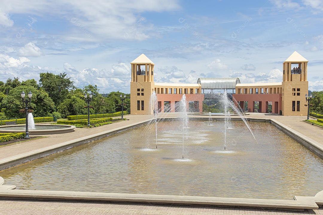 Linda edifício grande lugar turístico