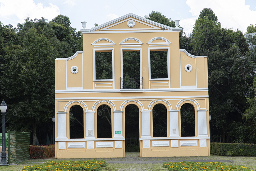 Linda edifício grande lugar turístico