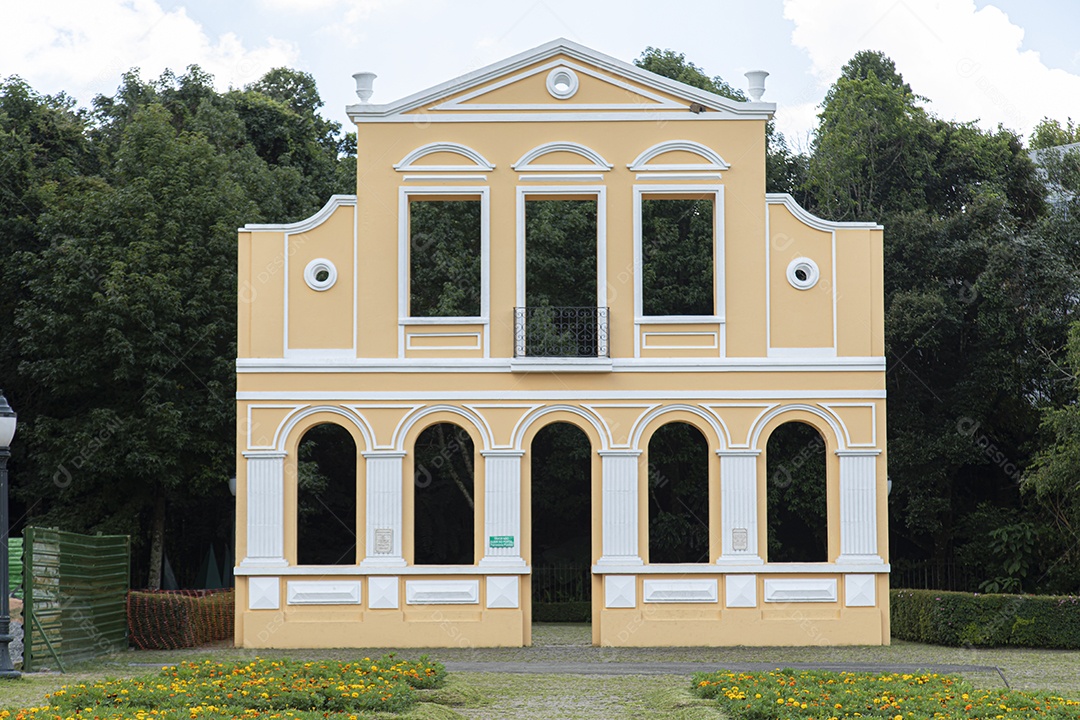 Linda edifício grande lugar turístico