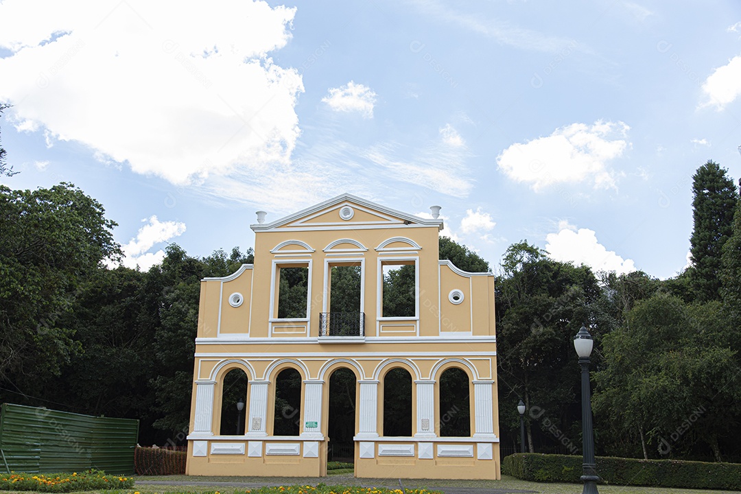 Linda edifício grande lugar turístico