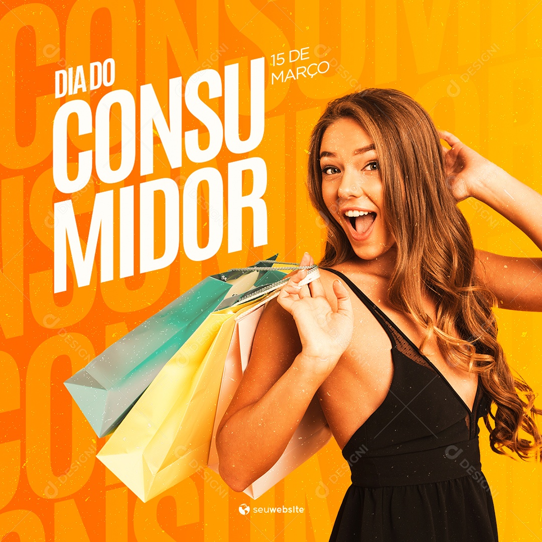Dia Do Consumidor 15 de Março Social Media PSD Editável