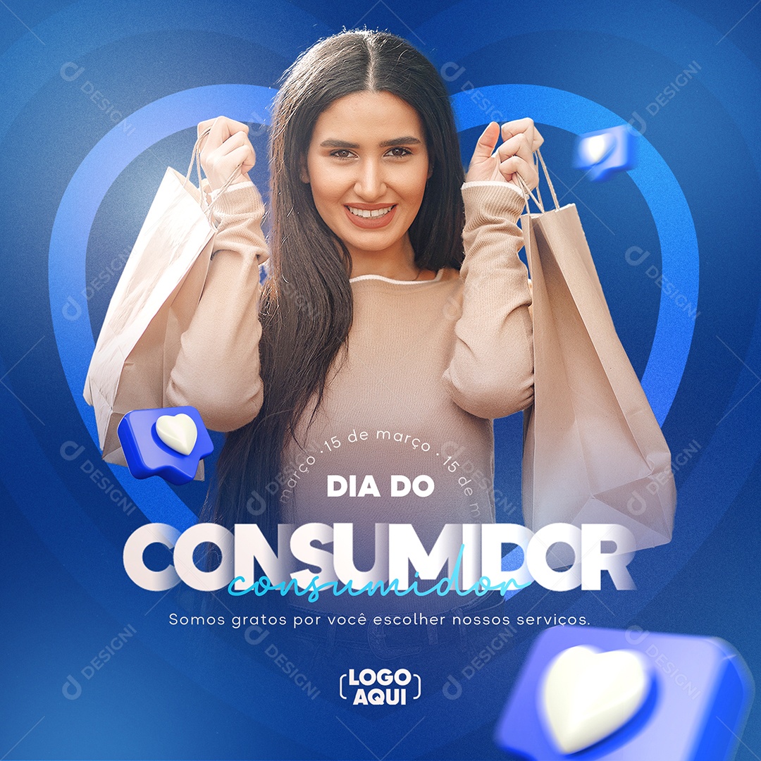 Dia Do Consumidor 15 de Março Social Media PSD Editável