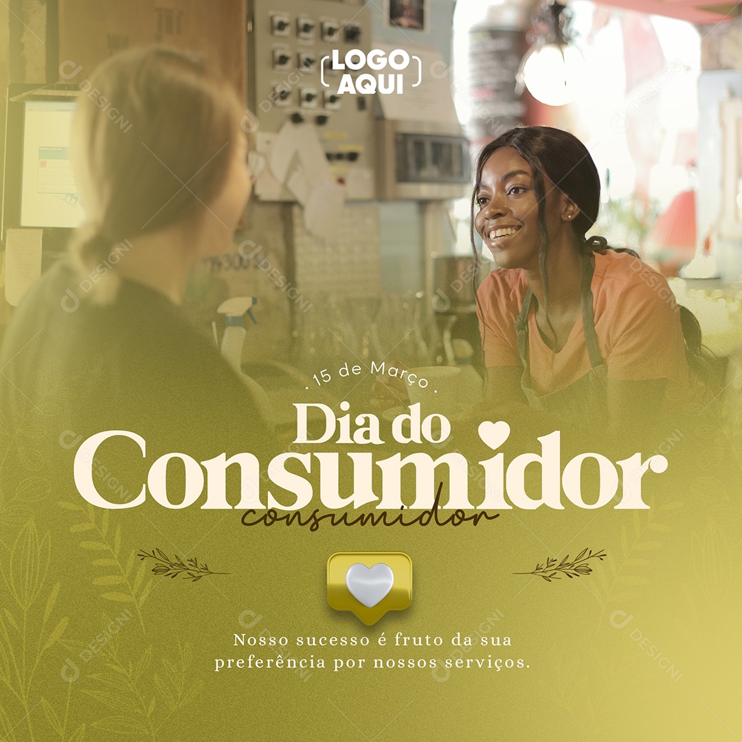 Nosso sucesso é fruto da Sua Preferência Por Nossos Serviços Dia Do Cliente Social Media PSD Editável