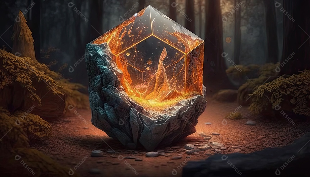 Ilustração do ambiente do jogo.