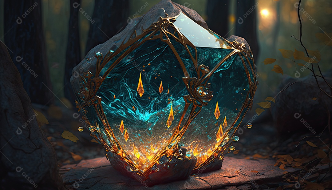 Ilustração do ambiente do jogo.