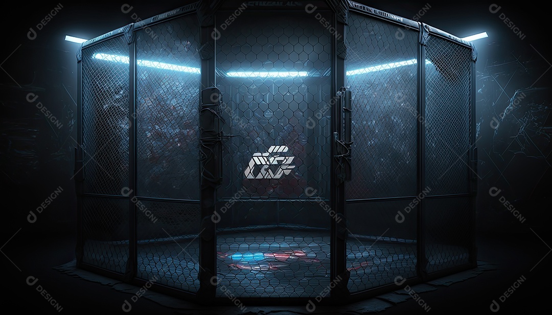 Ilustração sobre artes marciais mistas, MMA