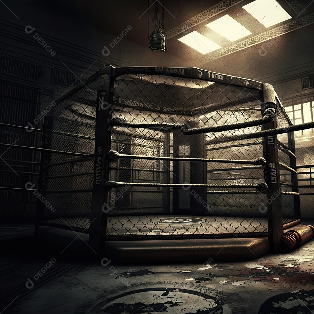 Ilustração sobre artes marciais mistas, MMA