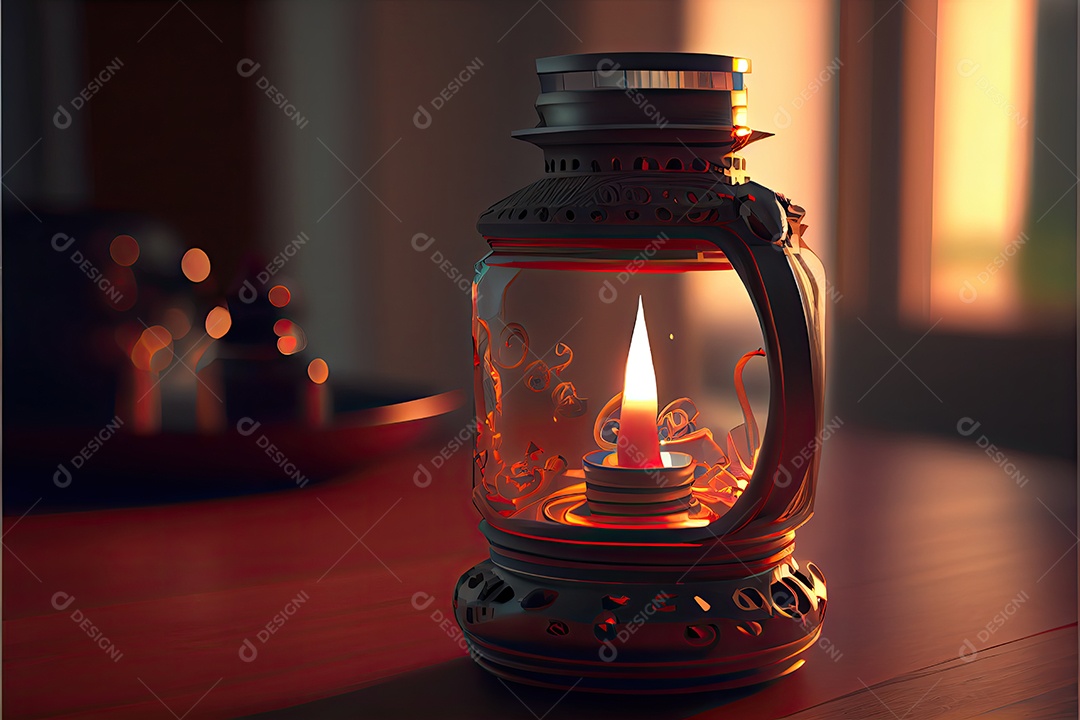 Dia Internacional da Luz, 16 de maio, lâmpada emitindo renderização foto realista