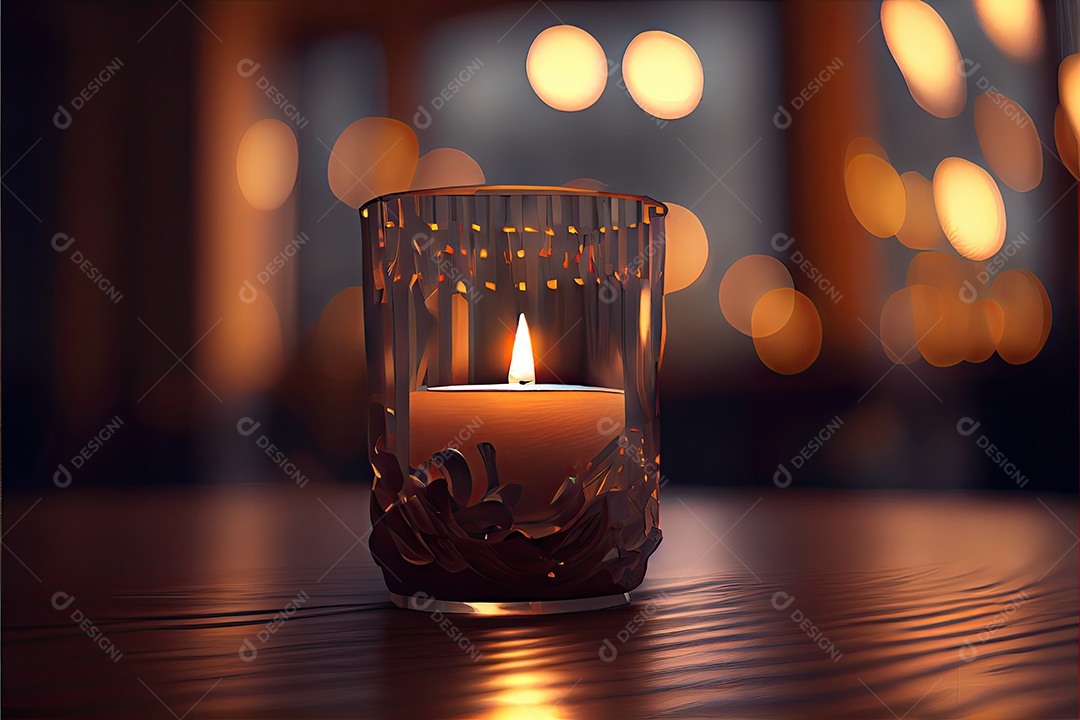 Dia Internacional da Luz, 16 de maio, lâmpada emitindo renderização foto realista