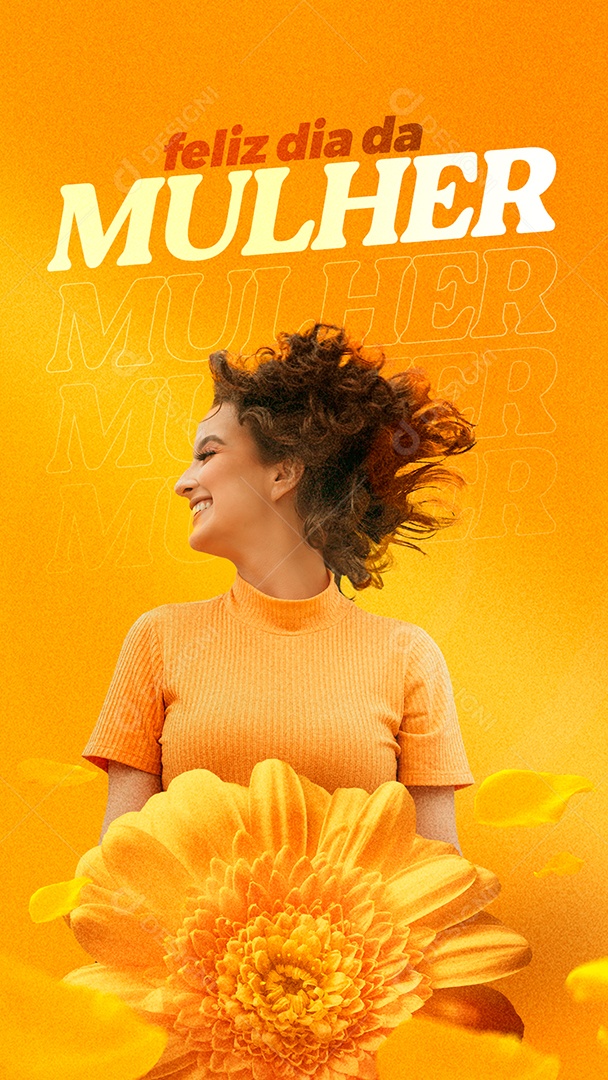 Story Feliz Dia Da Mulher 8 De Março Social Media PSD Editável