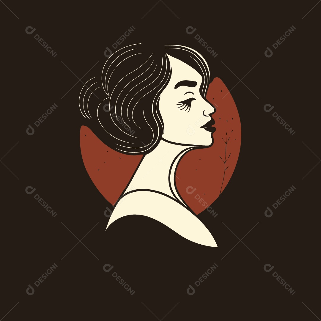 Ilustração dia internacional da mulher 08 de Março Vetor EPS