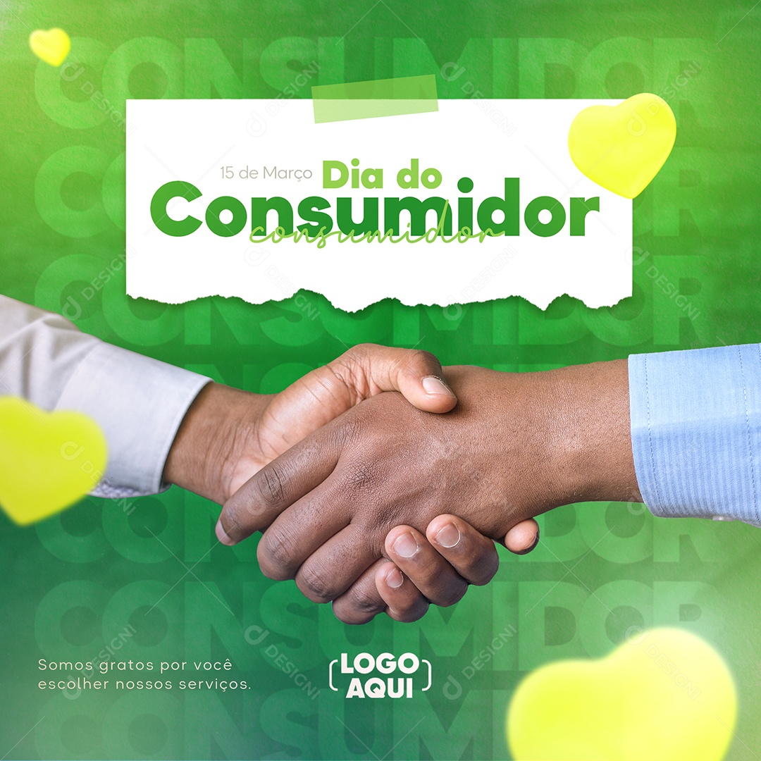 Consumer Day March 15th Social Media PSD Editable