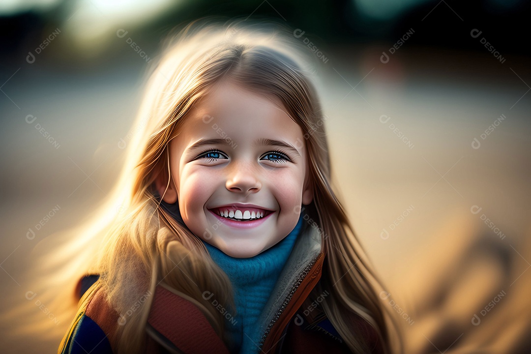 Pequena brincalhona linda linda garota rindo