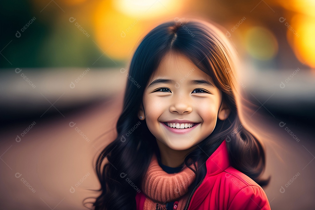 Pequena brincalhona linda linda garota rindo