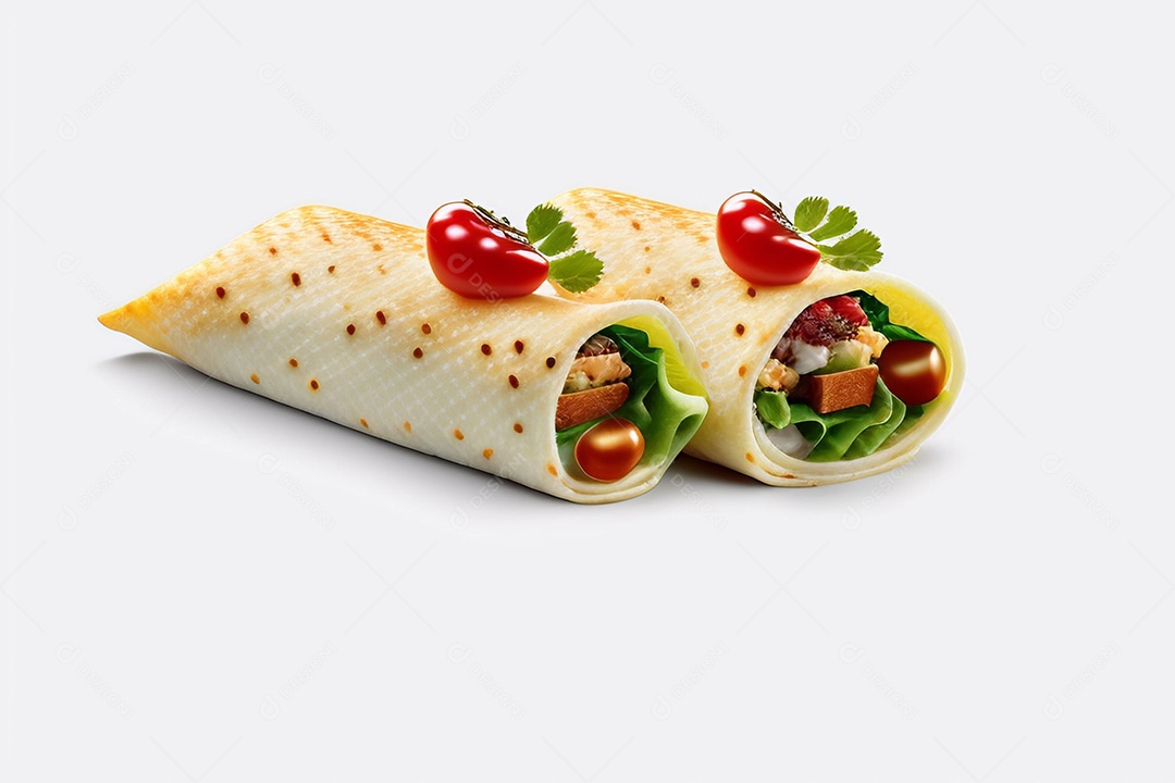 Gastronomia burrito comida fast food