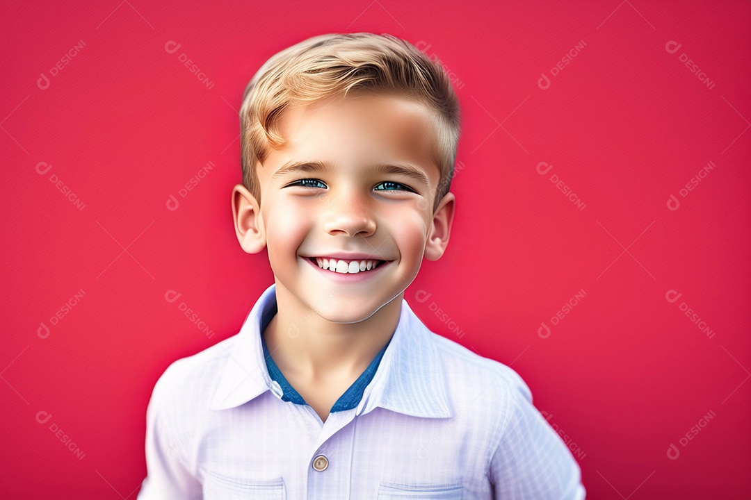 Lindo garotinho sorrindo