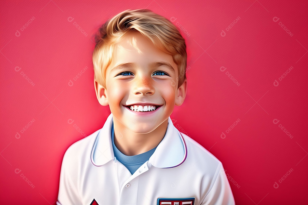 Lindo garotinho sorrindo