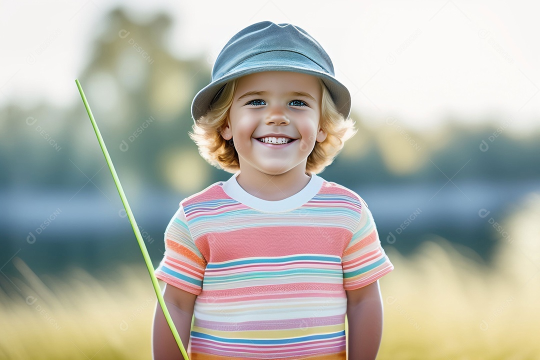 Garotinho lindo rindo