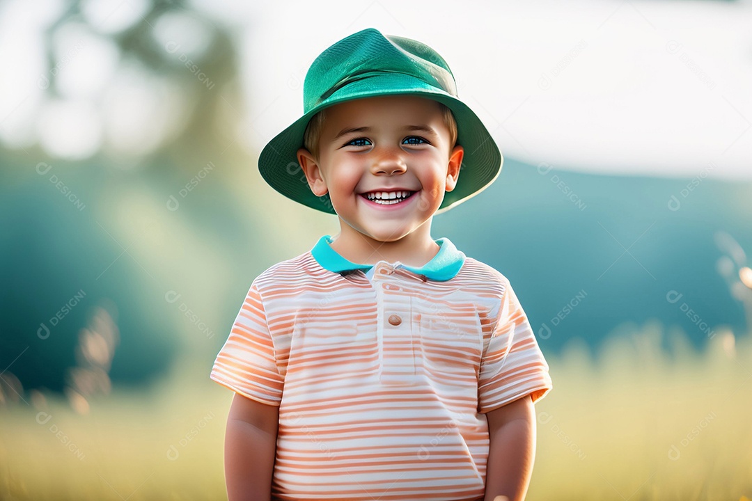 Garotinho lindo rindo