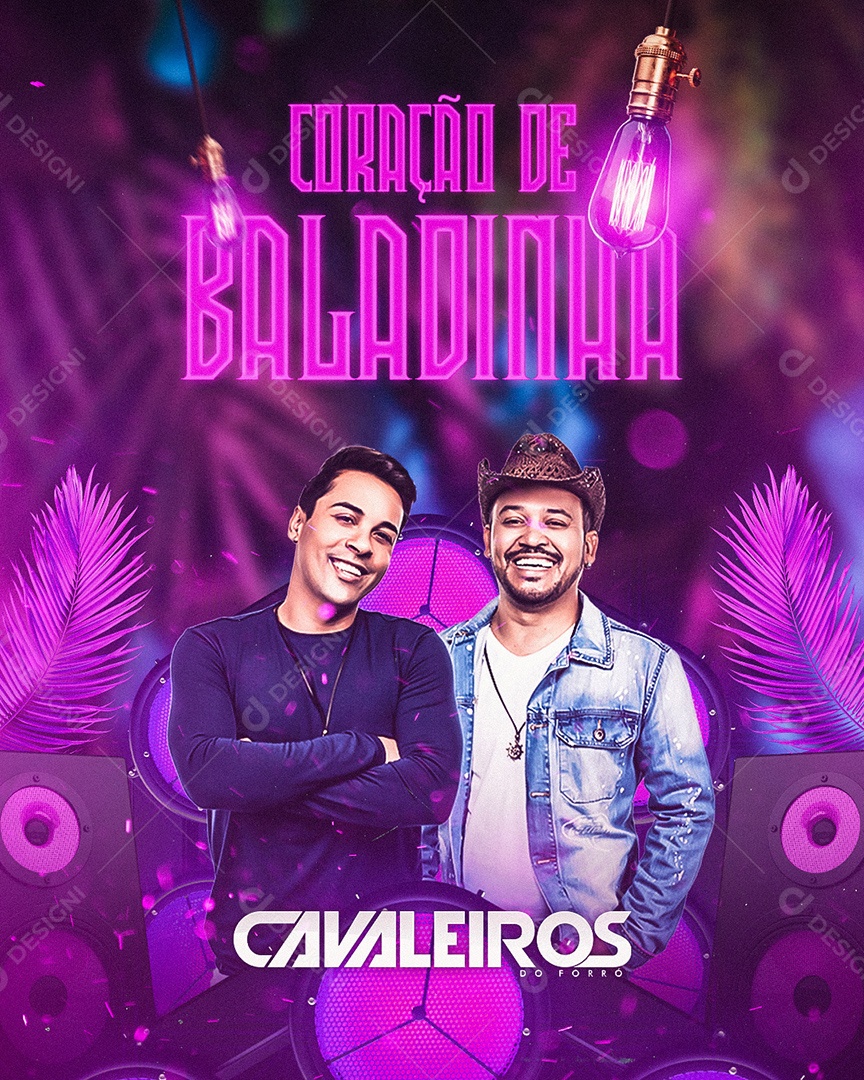 Flyer Show Cavaleiro do Forró Social Media PSD Editável